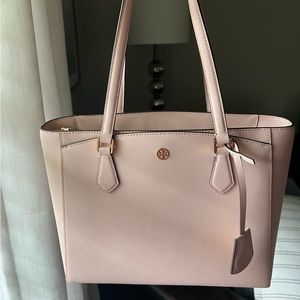 Tory Burch Small Robinson Saffiano Leather Tote